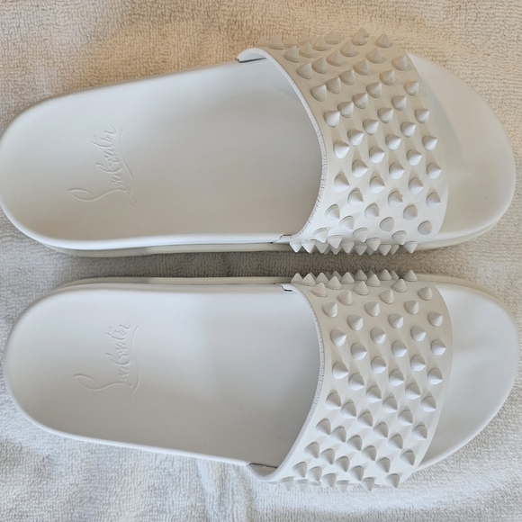 Christian Louboutin Studded Slides - Picture 1 of 13